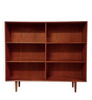 Dänisches Teak Bücherregal, Regal Arne Vodder 60s