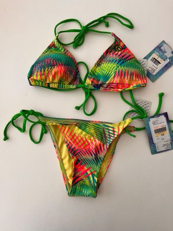 RIP CURL, Bikini, Grösse S/XS, Grün/mehrfarbig
