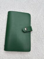 Classeur vert pour billets , 15x10 cm, NEUF