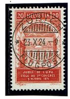 UPU 167A Vollstempel Zürich Flugpost