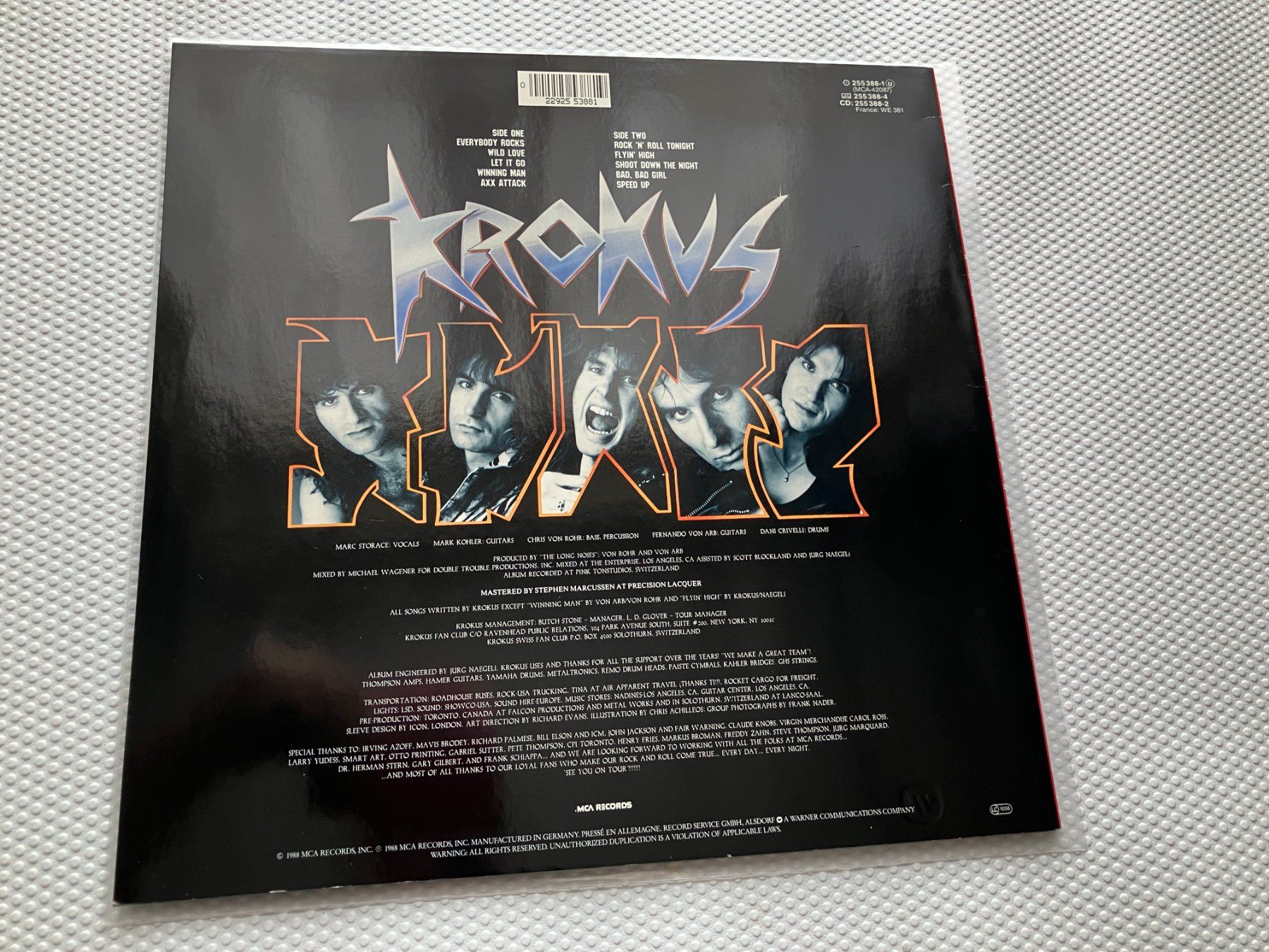 Dischi in vinile: Krokus – Usato da Aarwangen venduto da Jukebox3 2