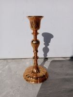 Goldener Kerzenständer Vintage Look Top Zustand 198 Gramm