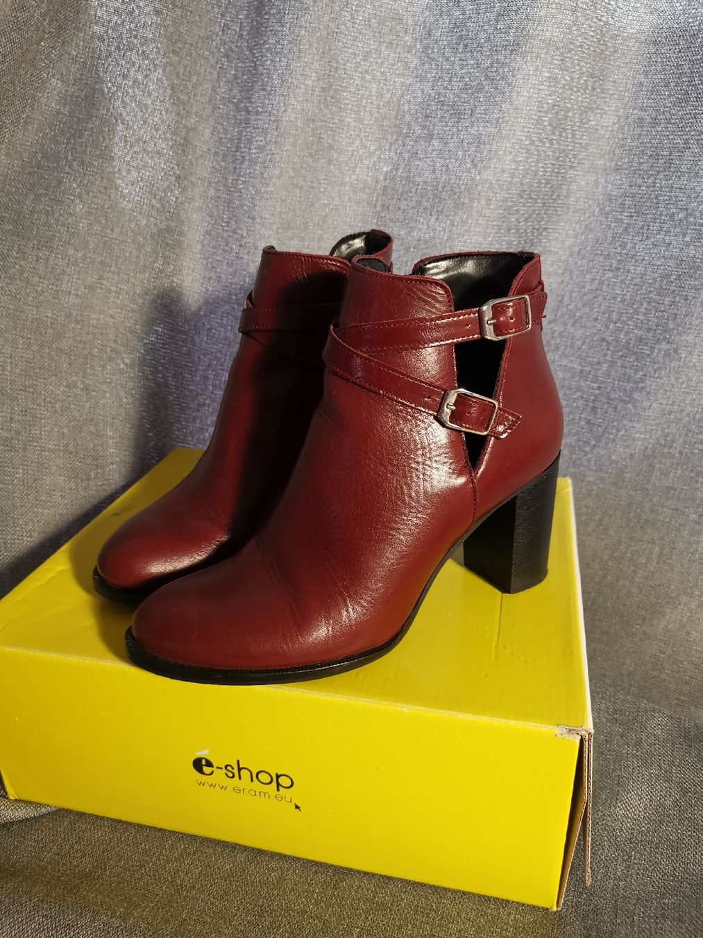Chaussures femmes: Stiefeletten Weinrot Leder 38 – Neuf (Voir description) à Pfaffhausen par mat_ld9l 3