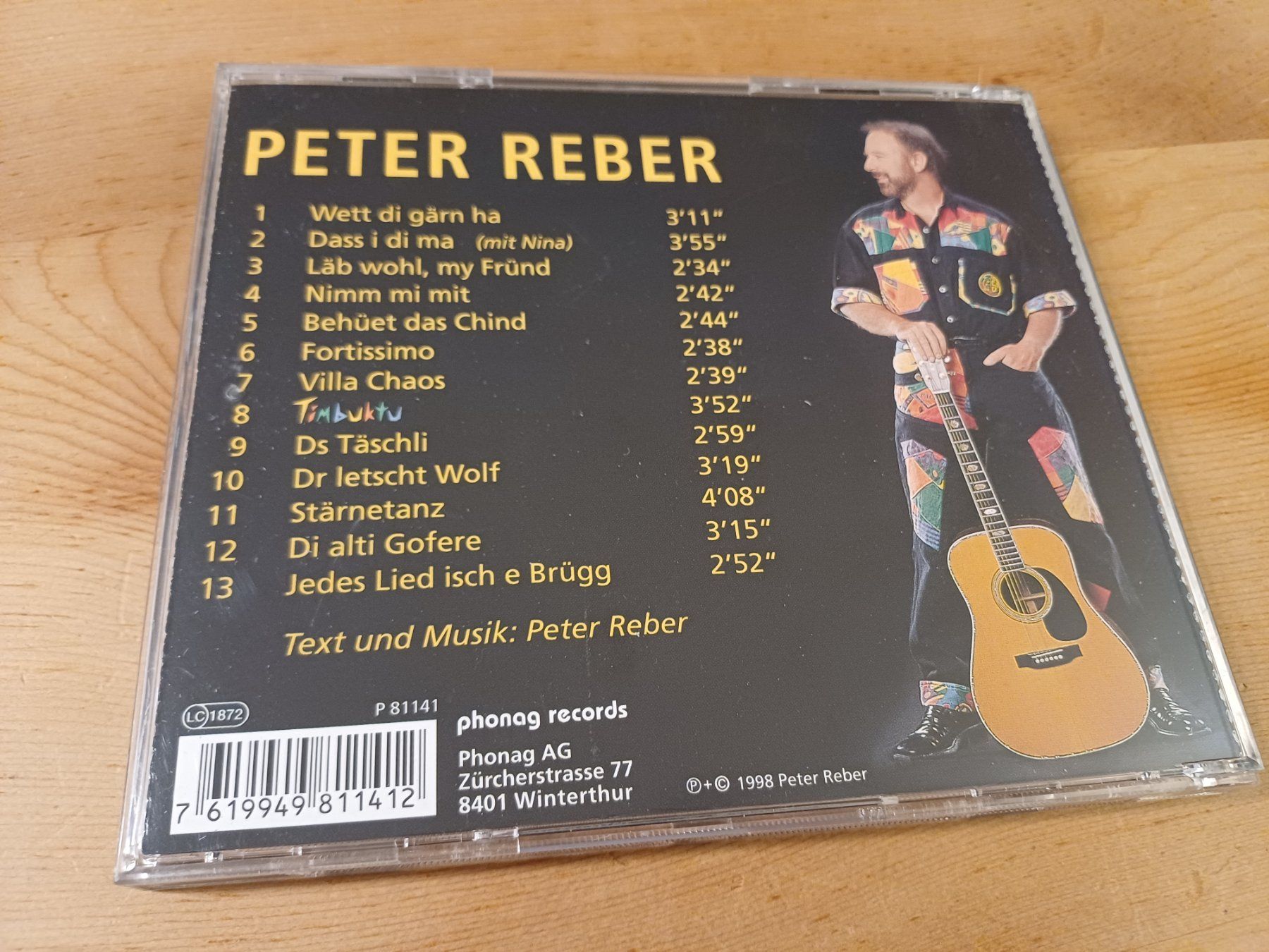 CD: Peter Reber - Timbuktu – Usato da Jona venduto da Rreto71 1