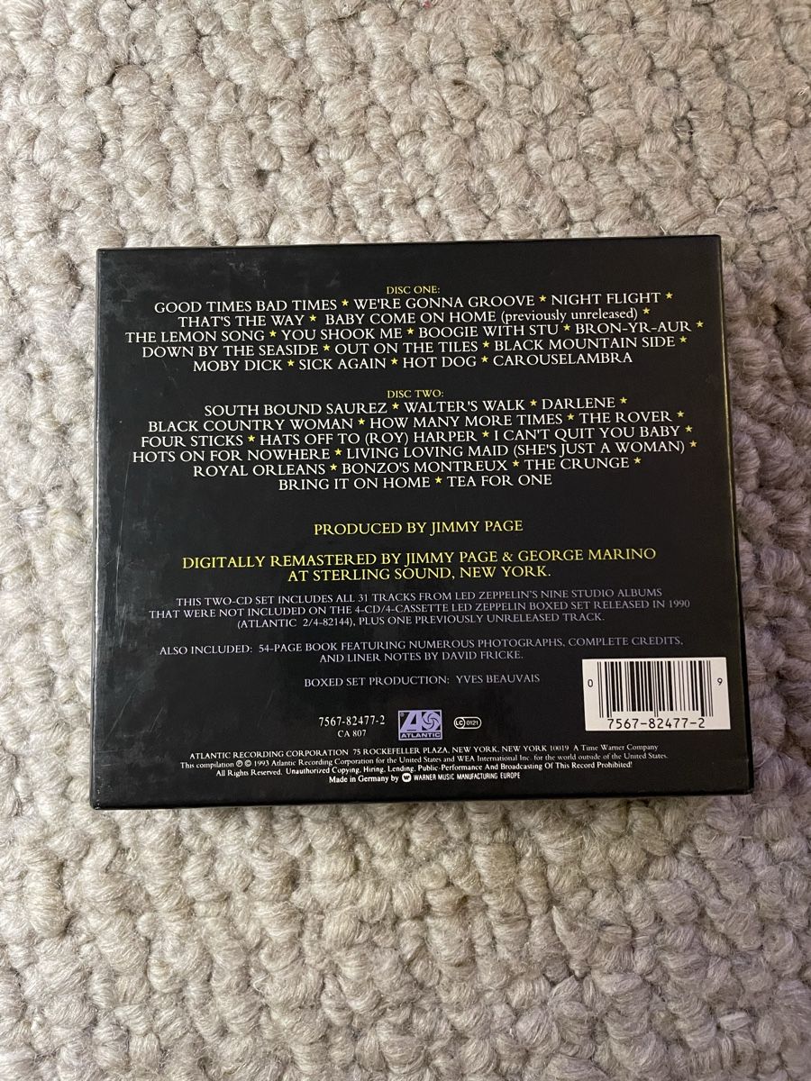 CD: Box von LED Zeppelin mit 2 CDs – Nuovo (secondo la descrizione) da Reinach AG venduto da trigger7811 1