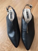Damenschuhe von Mujer Bonita, schwarz, Holzabsatz, Größe 40.