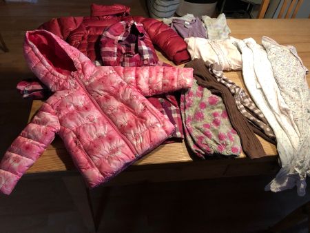 13-teiliges Mädchenpaket Gr. 80 - 86