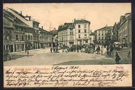 Winterthur, Restaurant und Metzgerei am 