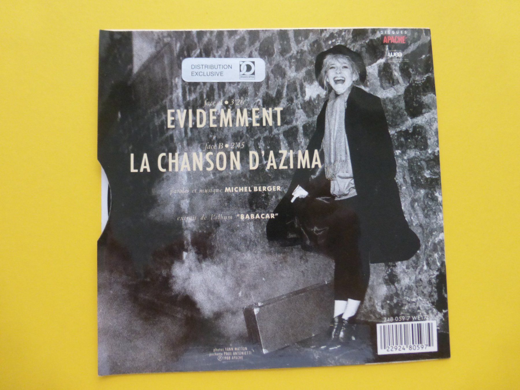 Dischi in vinile: France Gall – Evidemment – Usato da Zürich venduto da Swiss57 1