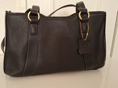 Sac à main vintage en cuir véritable