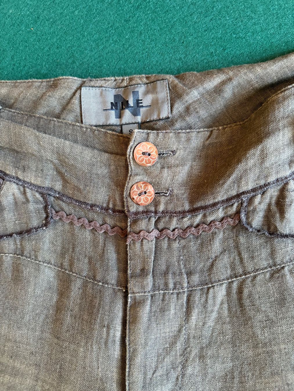 Nile Pantaloni: NILE Hose Gr. S  100 % Leinen – Usato da Interlaken venduto da Bona55 2