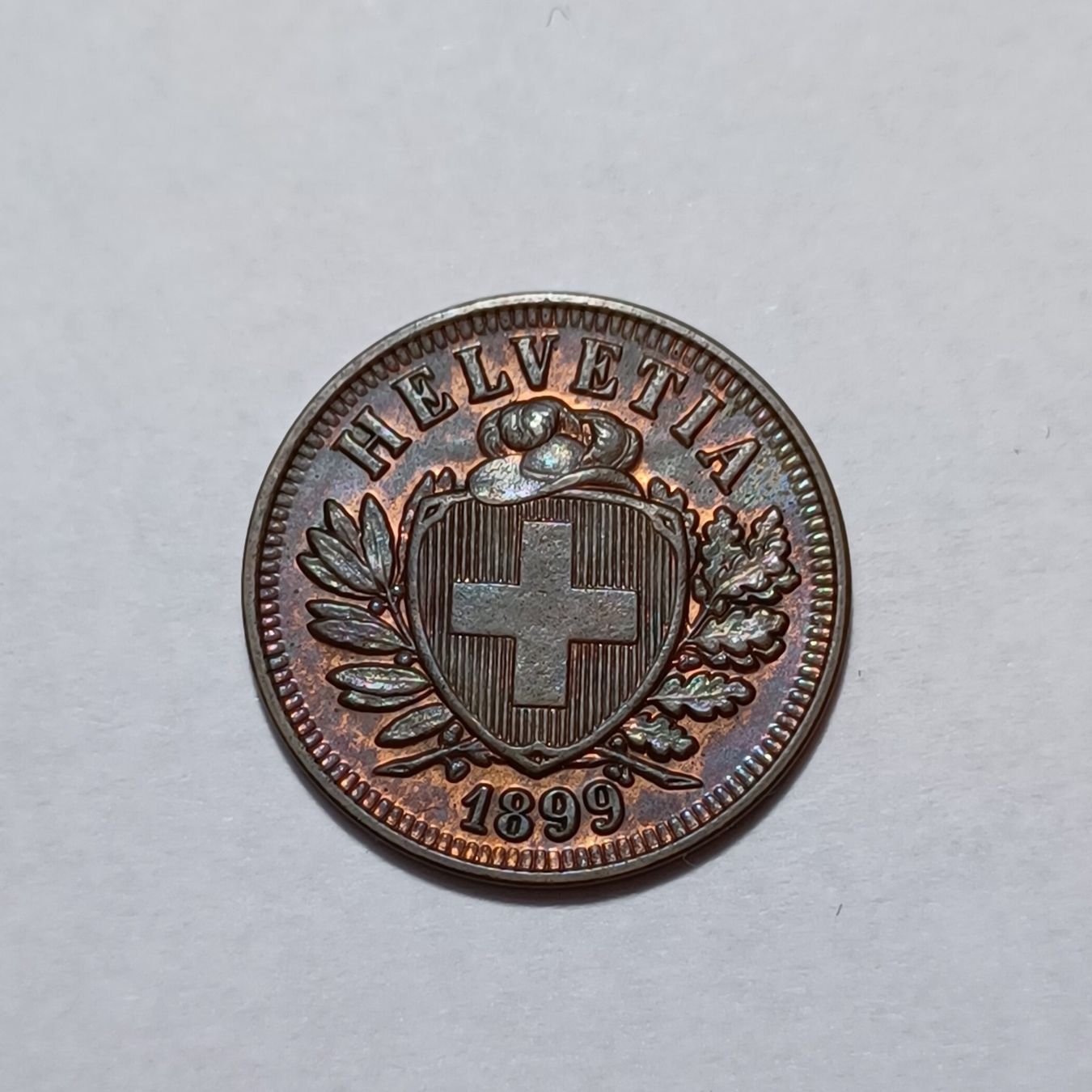 Tutti le monete: 2 Rappen 1899 unz – Nuovo (secondo la descrizione) da Pfäffikon ZH venduto da Schweizer_Muenzen