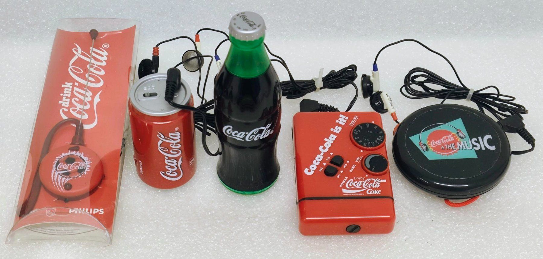 Radio: 5 Mini Radios Coca-Cola – Usato da Pfäffikon ZH venduto da Colacity