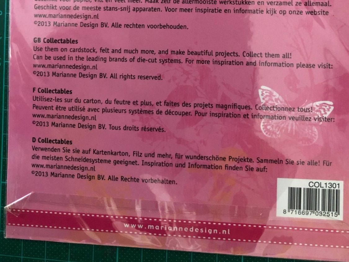 Schablonen: Marianne Design-Vogel- Vorlage, Stanzschablonen, Schablone – Neu und originalverpackt aus Fischbach-Göslikon von 78anna 4