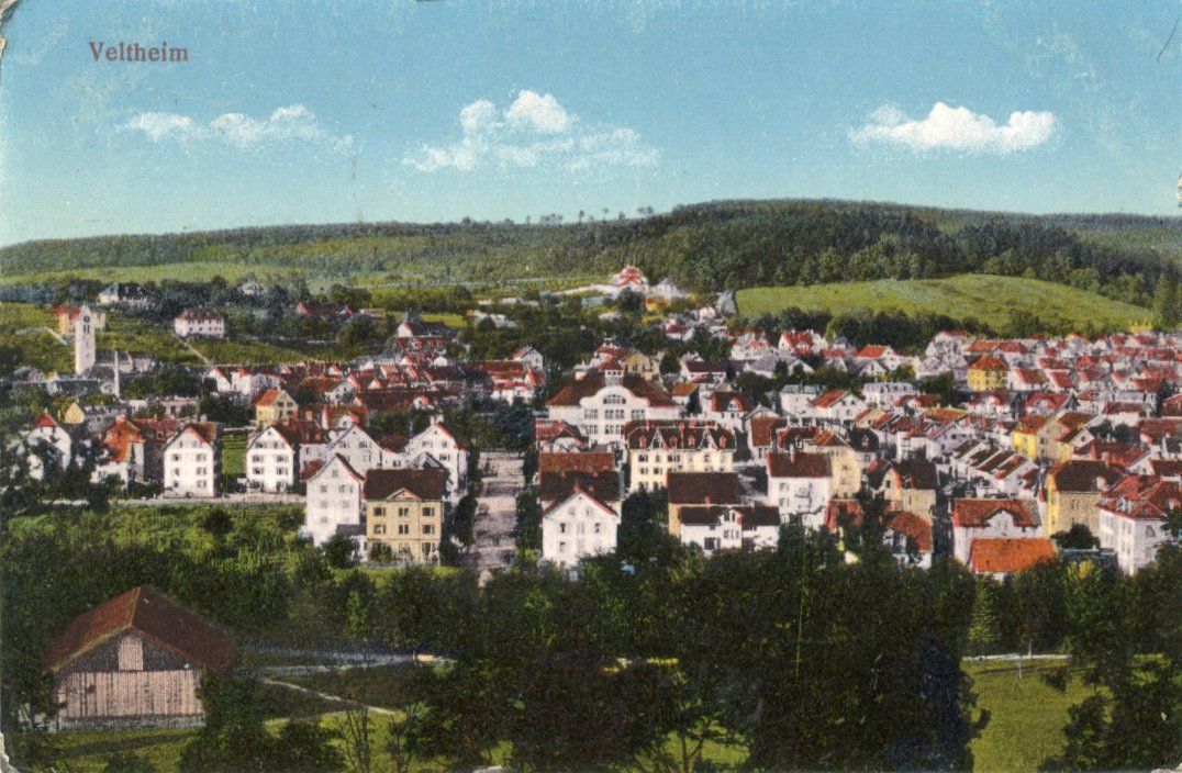 Cartoline postali: Veltheim   AG       um  1 9 2 2 – Usato da Brig venduto da Valcards54