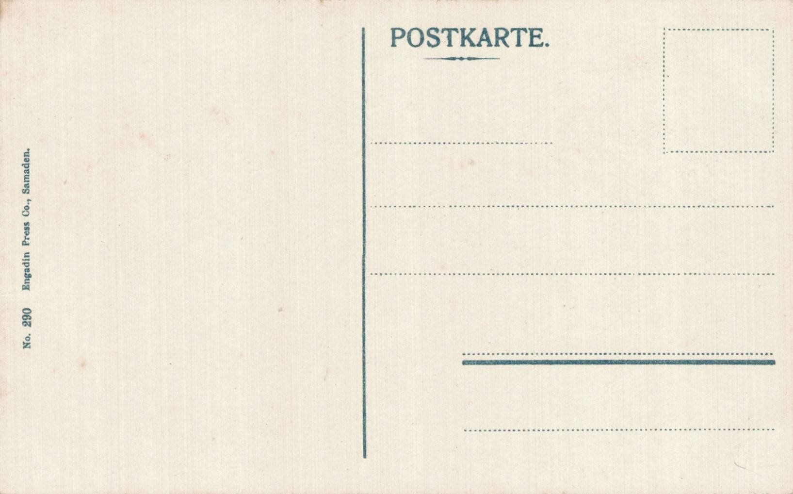 Cartes postales: Ansichtskarte Meierei bei St. Moritz Winter Wanderer – D'occasion à Luzern par Kartenansicht 1