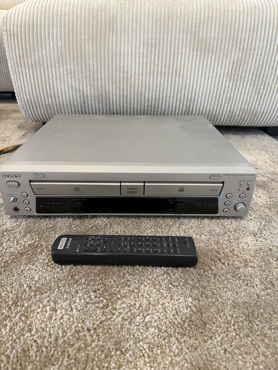 Sony RCD-W100 CD-Recorder, Top Zustand, Inkl. Fernbedienung (Gebraucht ...