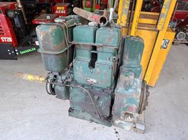 Diesel Motor Luftgekühlt 2 Zylinder Lister 14PS