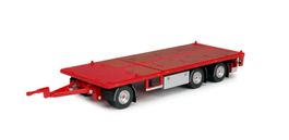 Tekno - TB 000074 / Flatbed trailer 3 axle red -  1:50