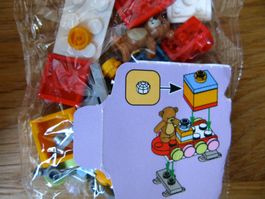 Lego Advent Schlitten mit Geschenken Teddy Bär