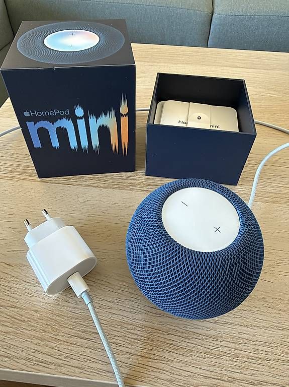 Haut-parleurs: Apple HomePod mini bleu  – D'occasion à Vevey par andre__ea 2