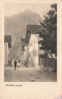 Sils Maria GR Engadin Dorfstrasse belebt