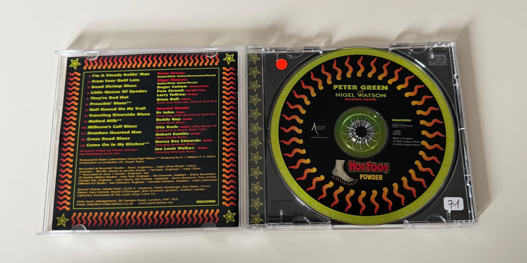 CD: Peter Green - Hot Foot Powder CD – Usato da Altstätten SG venduto da sheamus 2