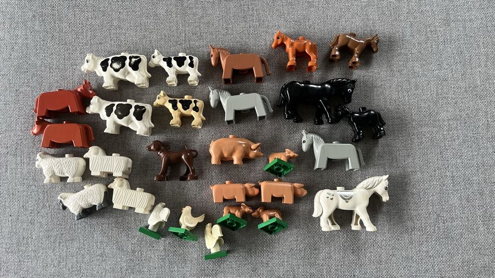 Bauernhoftiere Cupcake Toppers, 40 Stück Muffin Deko Tiere