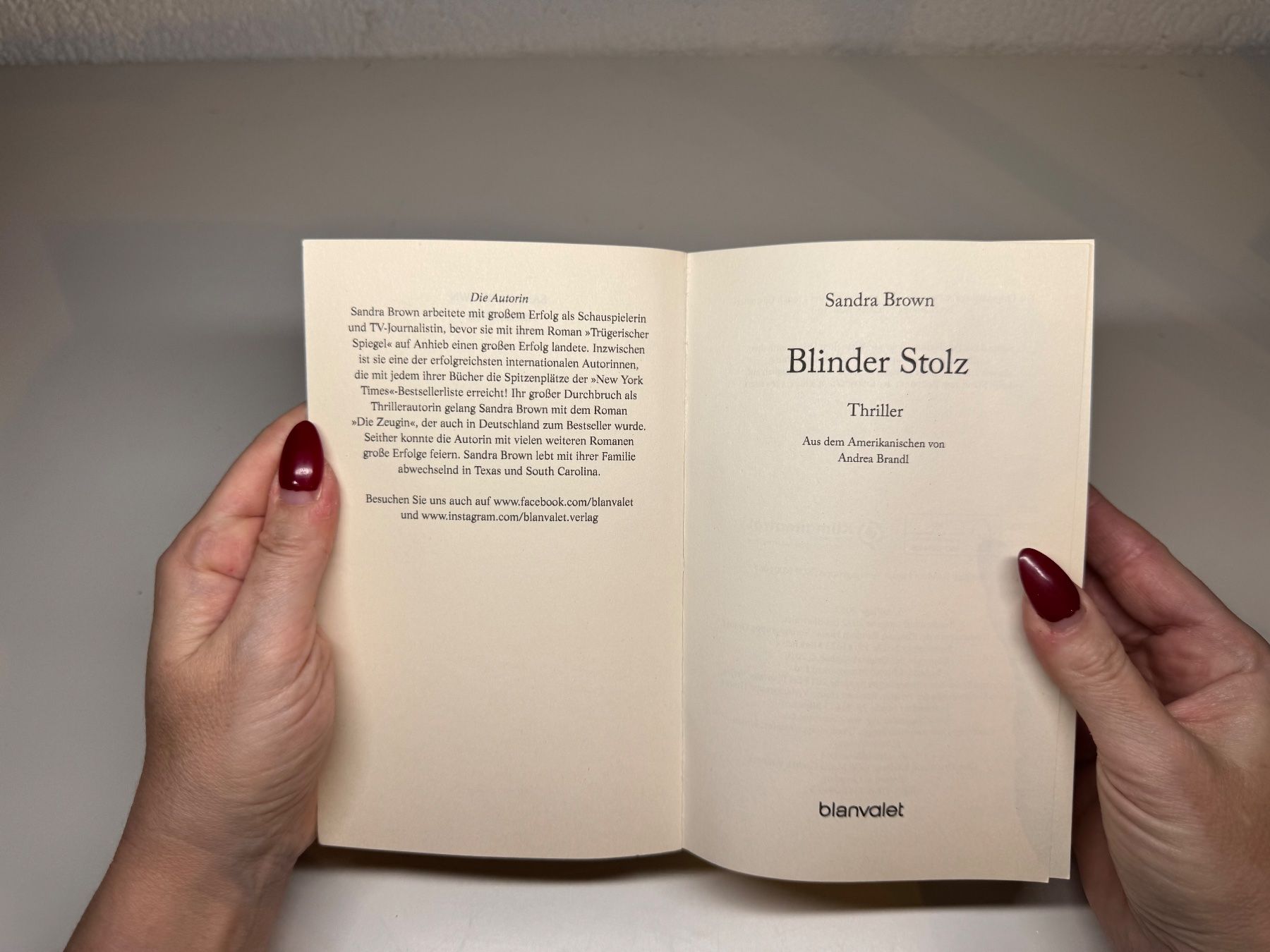 Bücher: ROMAN: Sandra Brown, Blinder Stolz – Gebraucht aus Grosswangen von Deutsche_Romane 2