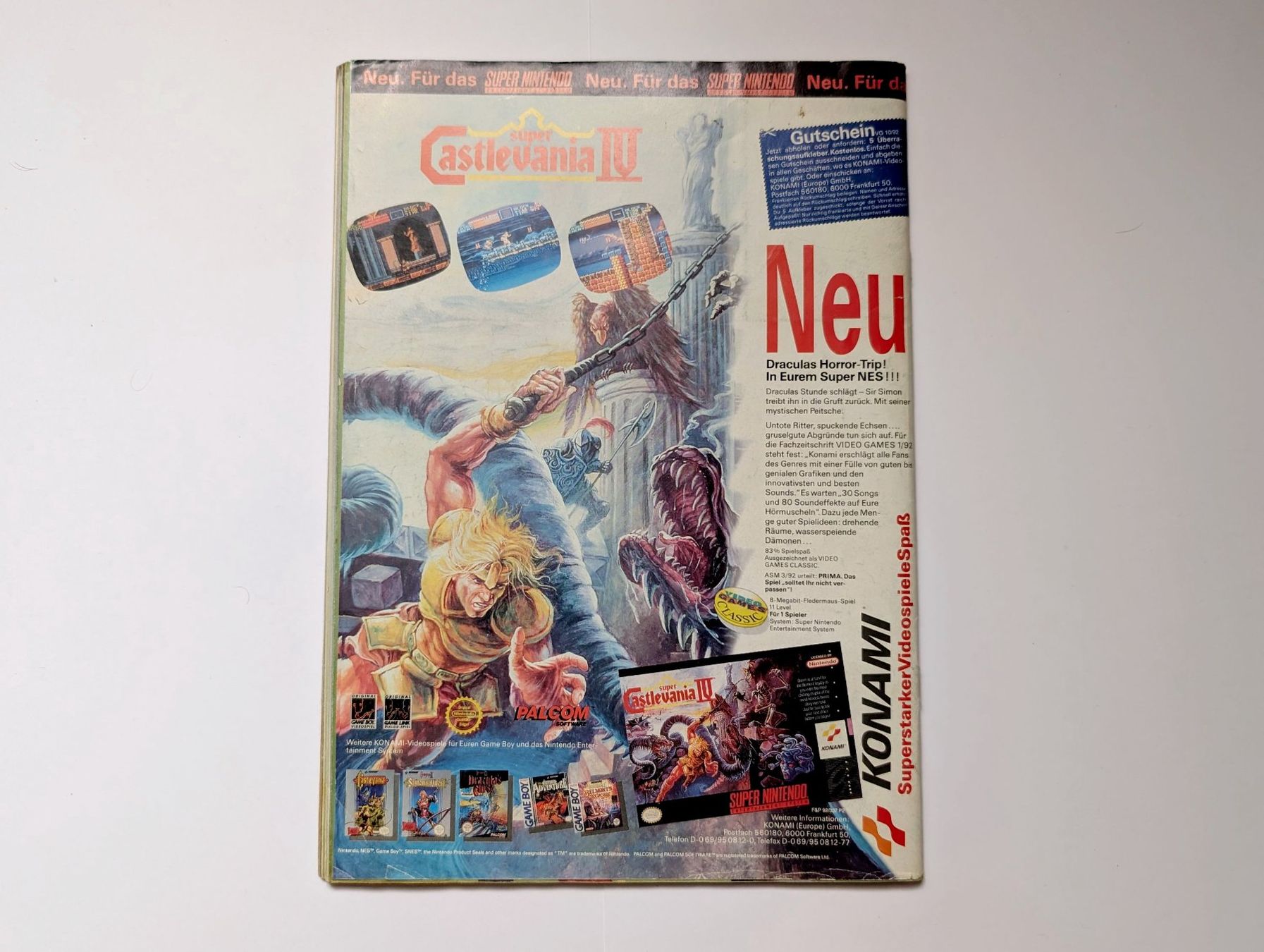 Zeitschriften & Magazine: Video Games 1992-11 – Gebraucht aus Bern von Mrkenny 1