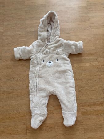 C&A Newborn Baby Plüschoverall Gr. 56