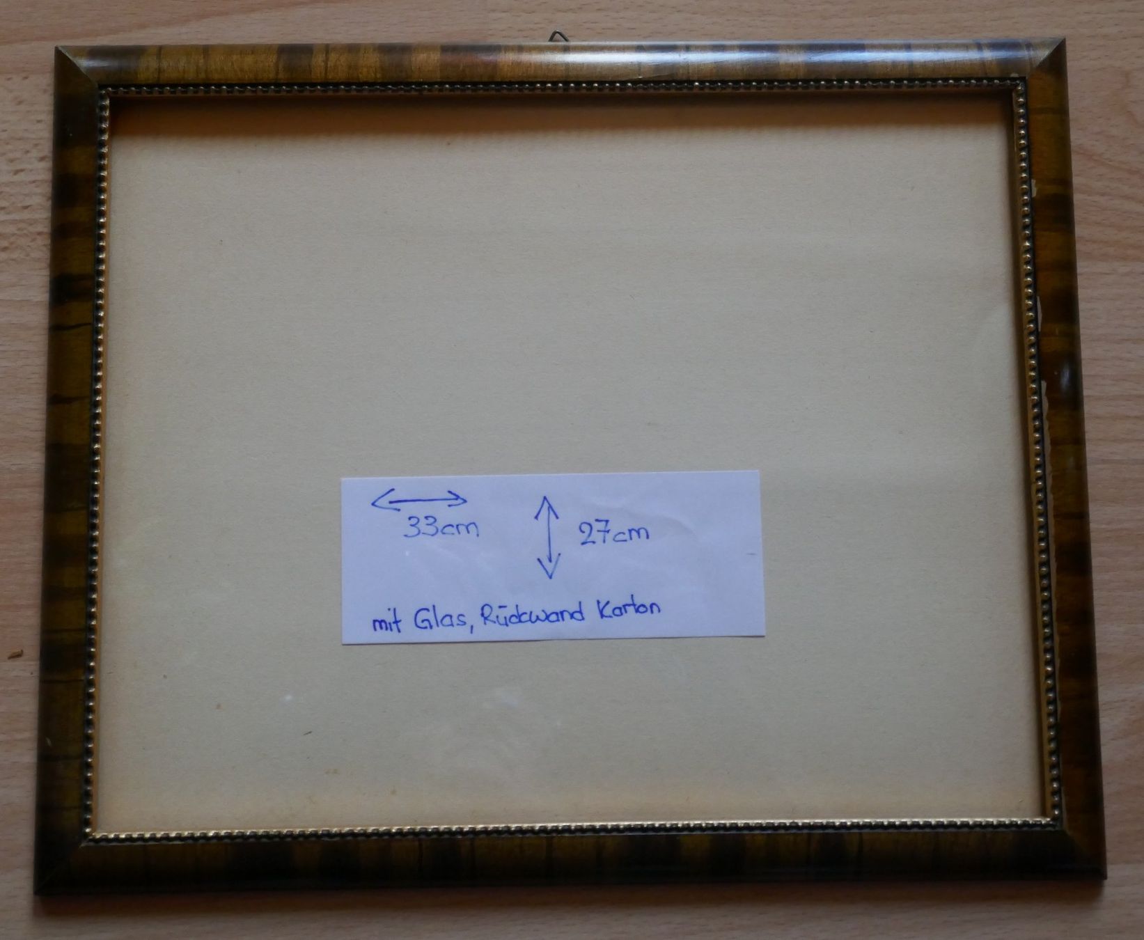 Cornici: Bilderrahmen Holz mit Glas 33x27cm – Usato da Neukirch-Egnach venduto da Phion 1