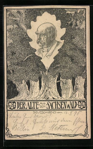 Cancelleria postale: Carl Jander, Ganzsache PP9E5 /01: Der Al – Usato da Berlin venduto da bartko-reher