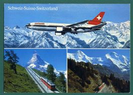 Schweiz, Suisse, Switzerland,3 Ansichten, 1984, gelaufen
