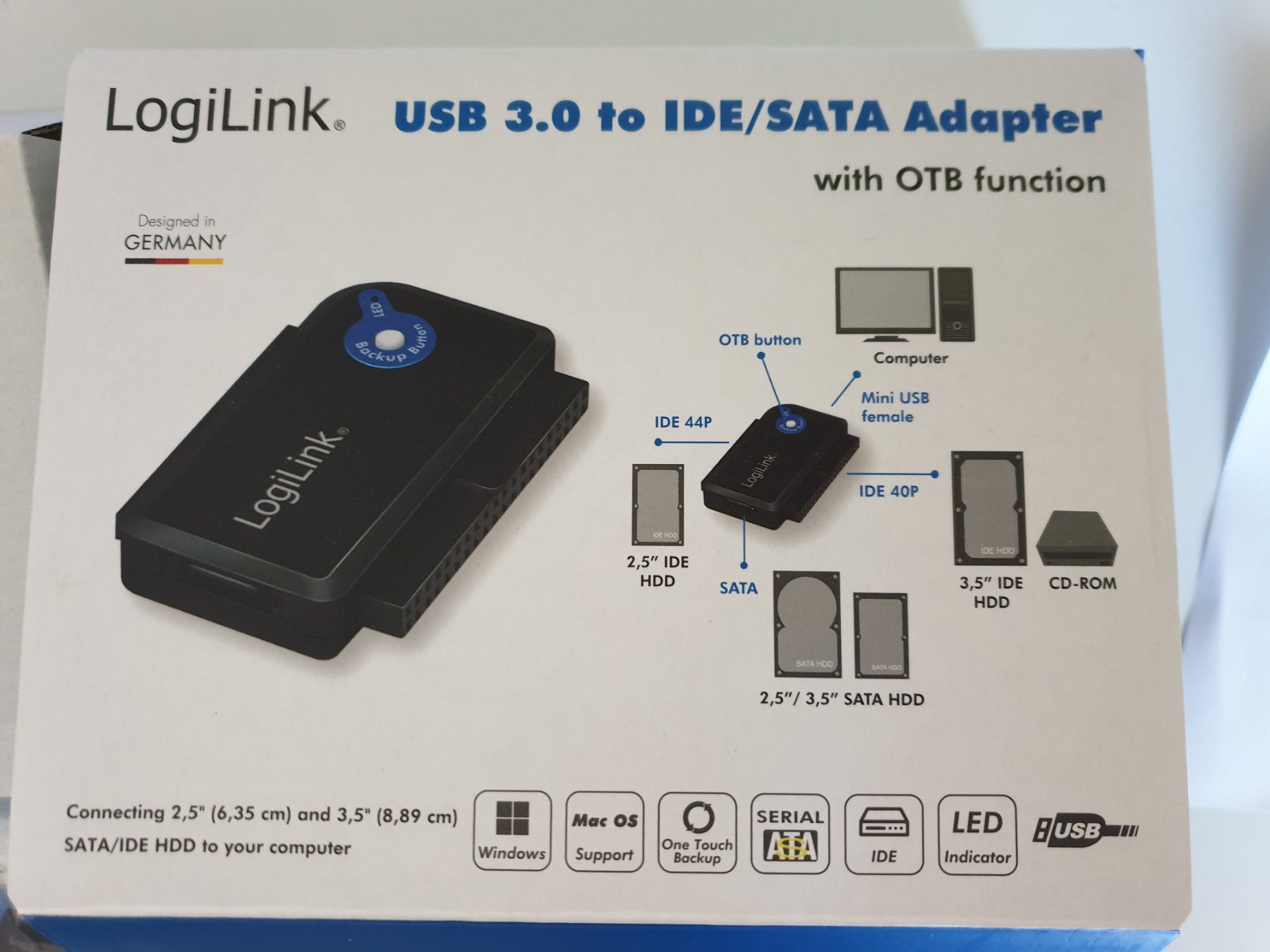 Lecteurs & Adaptateurs: Adaptateur USB/IDE Sata – Neuf avec emballage d'origine à La Chaux-de-Fonds par Cokecollection