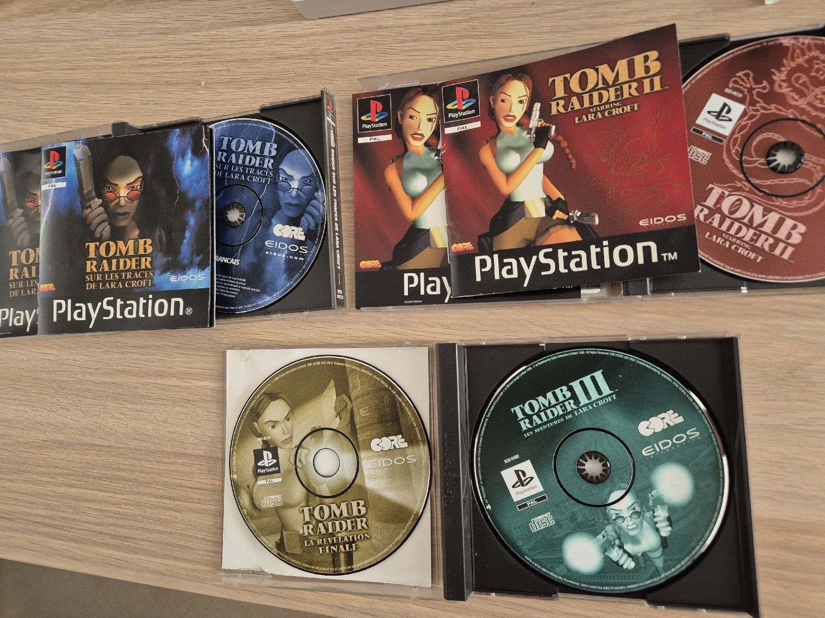 Sony Giochi: Tomb Raider ps1 pack 4 jeux FR – Usato da Ursy venduto da RetroBebar777 1