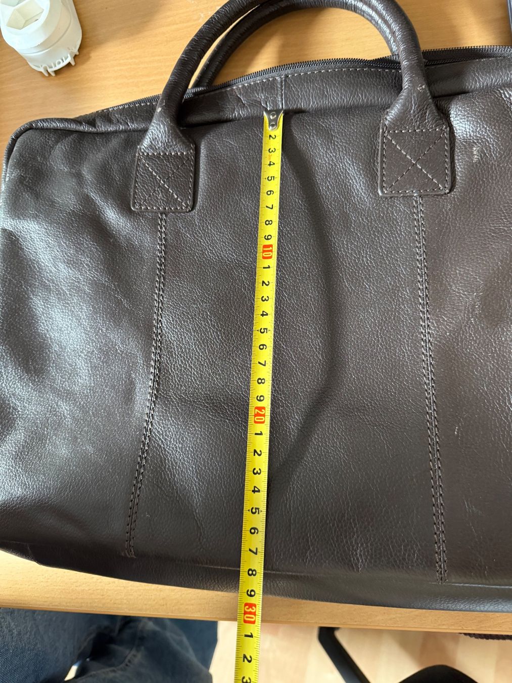Borse: Leather Laptop Bag Brown Used Condition – Usato da Lenzburg venduto da schmoendli 3