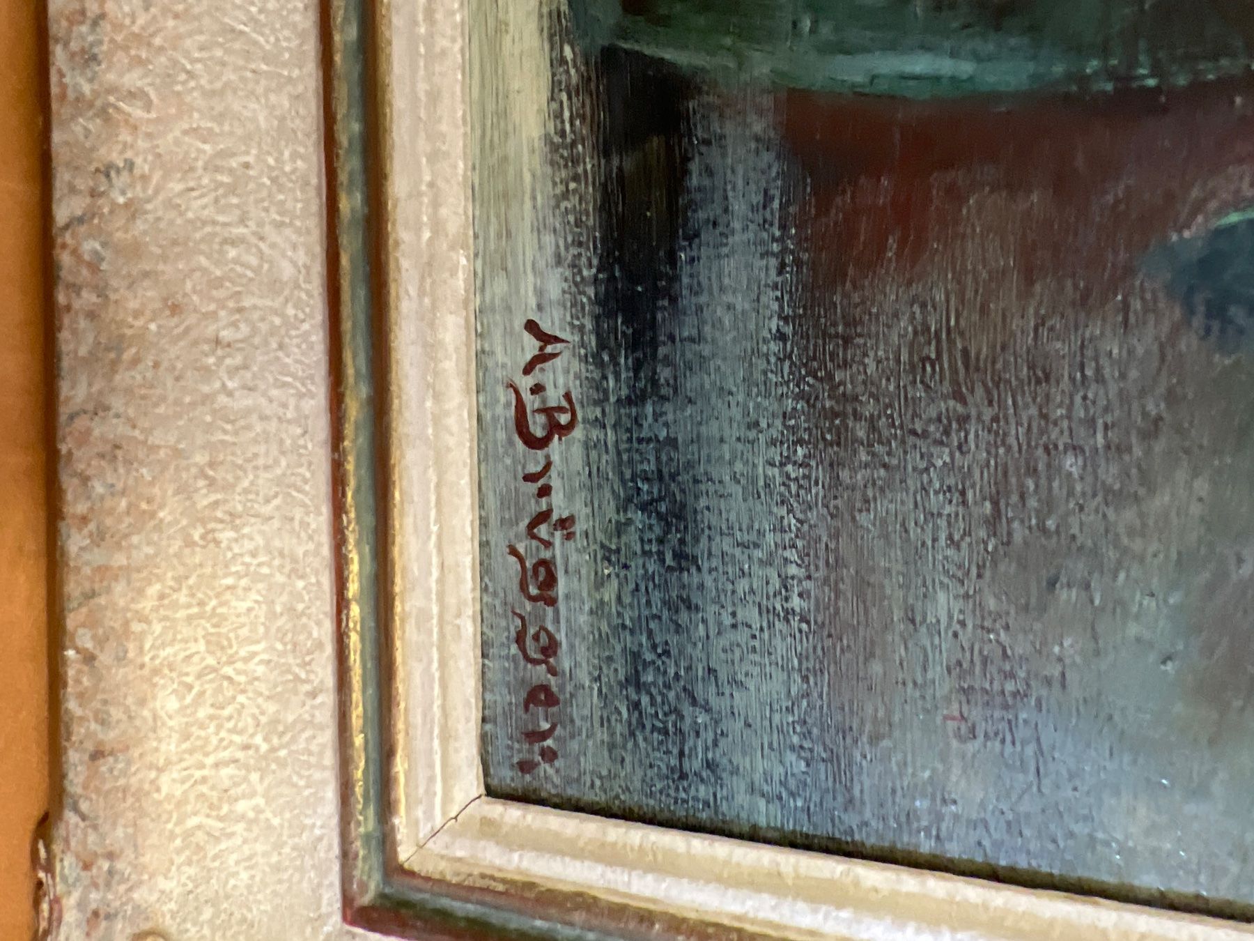 Foto & Immagini: Öl-Bild von A.Brügger Meiringen – Usato da Thun venduto da IBT1 2