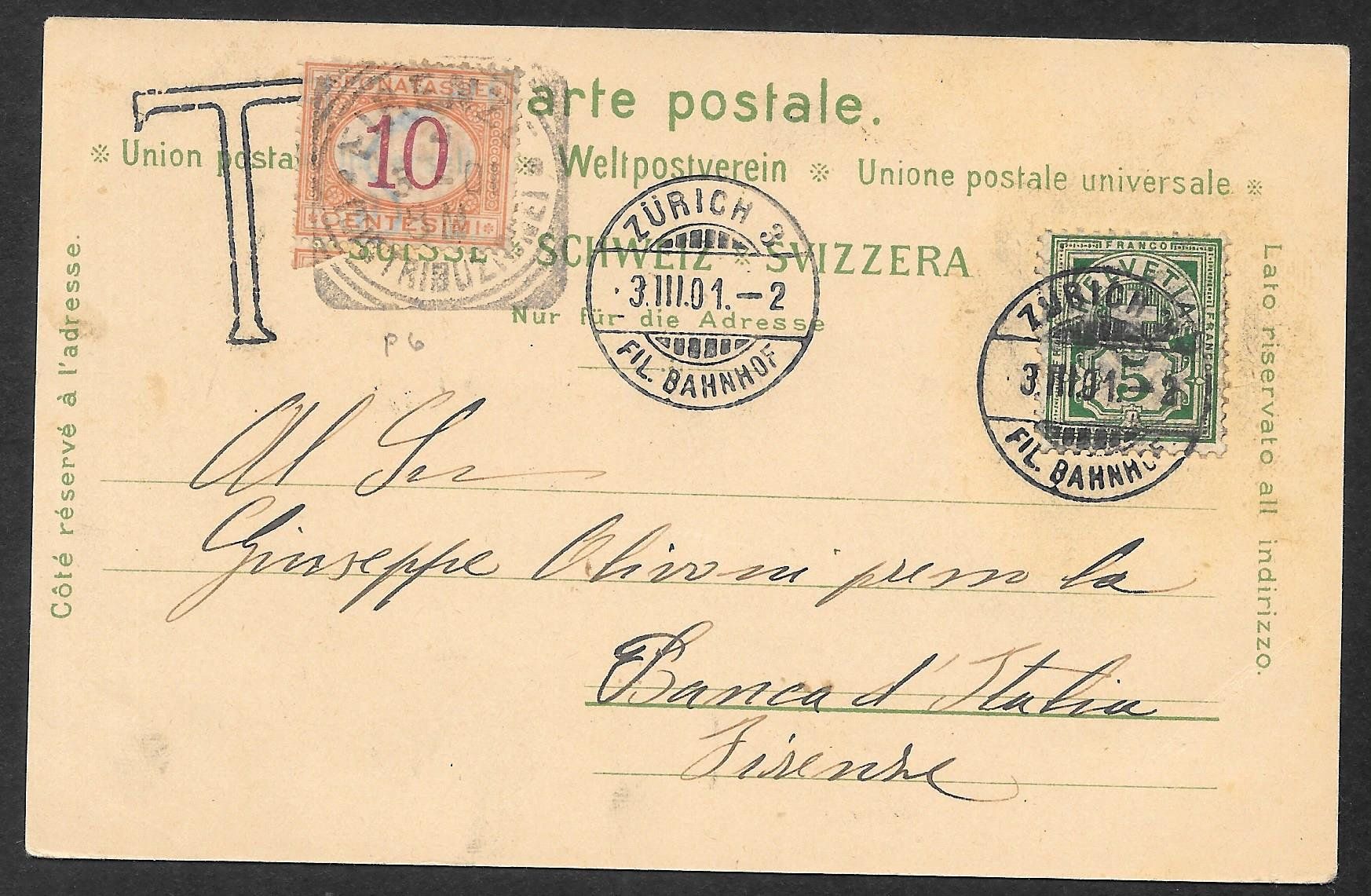 Cartoline postali: Rapperswil farbige Lithografie 4 Bilder – Usato da Olten venduto da clotaldi 1