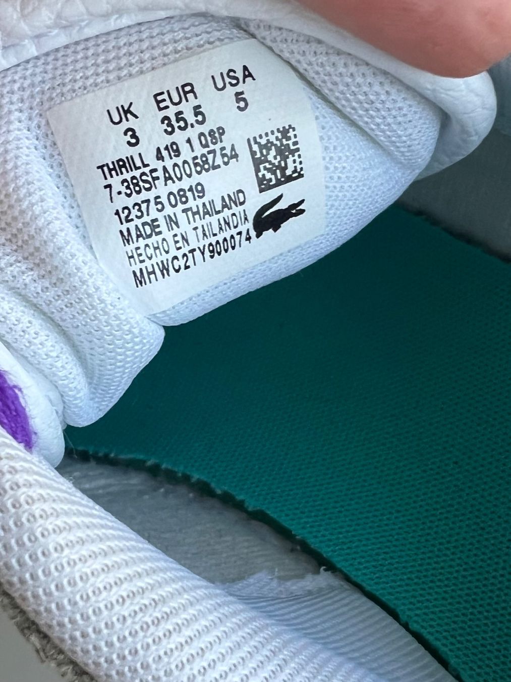 Lacoste Scarpe da donna: Baskets Lacoste 35,5 – Usato da Forel (Lavaux) venduto da julie13 3