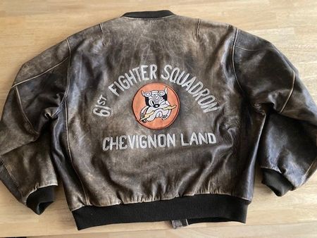Chevignon "6st Fighter Squadron" Flight Jacket XXL