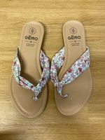 Gemo Flip Flops Gr.38 mit Blumenmuster, Top f. Sommer!