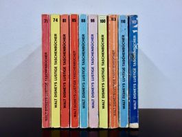 10 Stück LUSTIGES TASCHENBUCH LTB 71 - 117 alle Erstausgaben