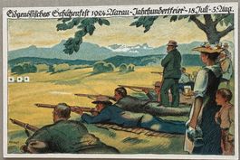 Eidg. Schützenfest 1924, Künstlerkarte O. Ernst