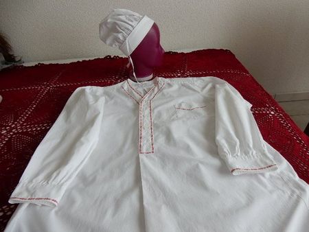 Herren-Nachthemd Vintage, antike Schlafmütze