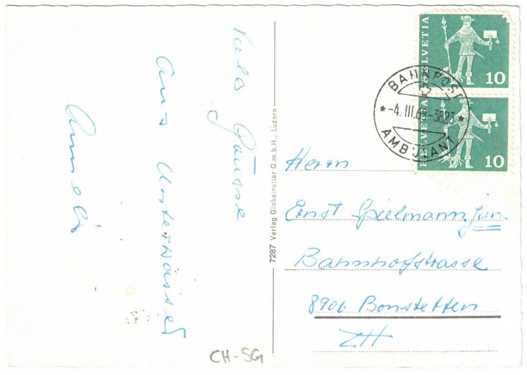 Cartoline postali: Unterwasser - Standseilbahn Iltios – Usato da Binningen venduto da Mountainrider 1