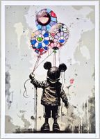 Death NYC  Ed Pop Art Druck " Banksy Murakami Balloon Mouse