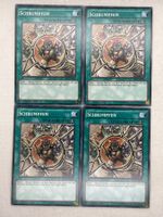 4x Yu-Gi-Oh! Schrumpfen Zauberkarte 1. Auflage