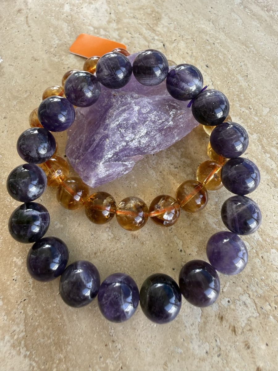 Armbänder & -reifen: Chevron Amethyst Armband -Stretch 11mm – Neu (gemäss Beschreibung) aus Jegenstorf von SteinGlanz 9