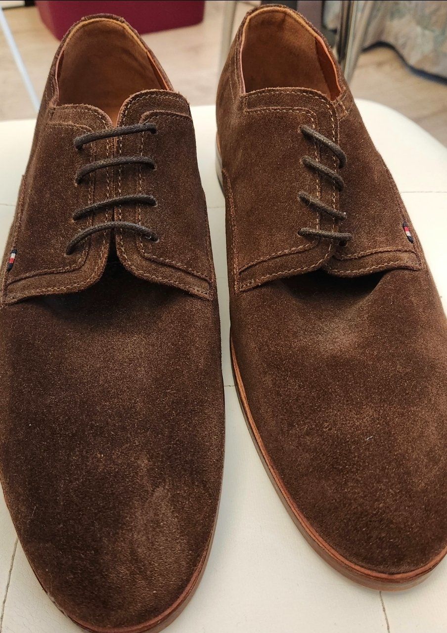 Herrenschuhe: Tommy Hilfiger Derby Shoes Brown – Gebraucht aus Basel von OmarF.H. 2